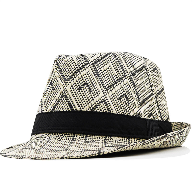 Britainia Handiko Short Brim Checker Trilby Sun Hat