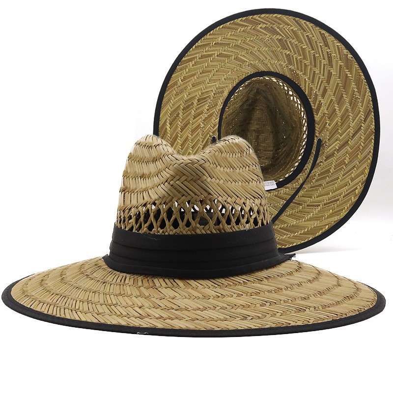 Txinako fabrika hondartzako fedora lastozko kapela